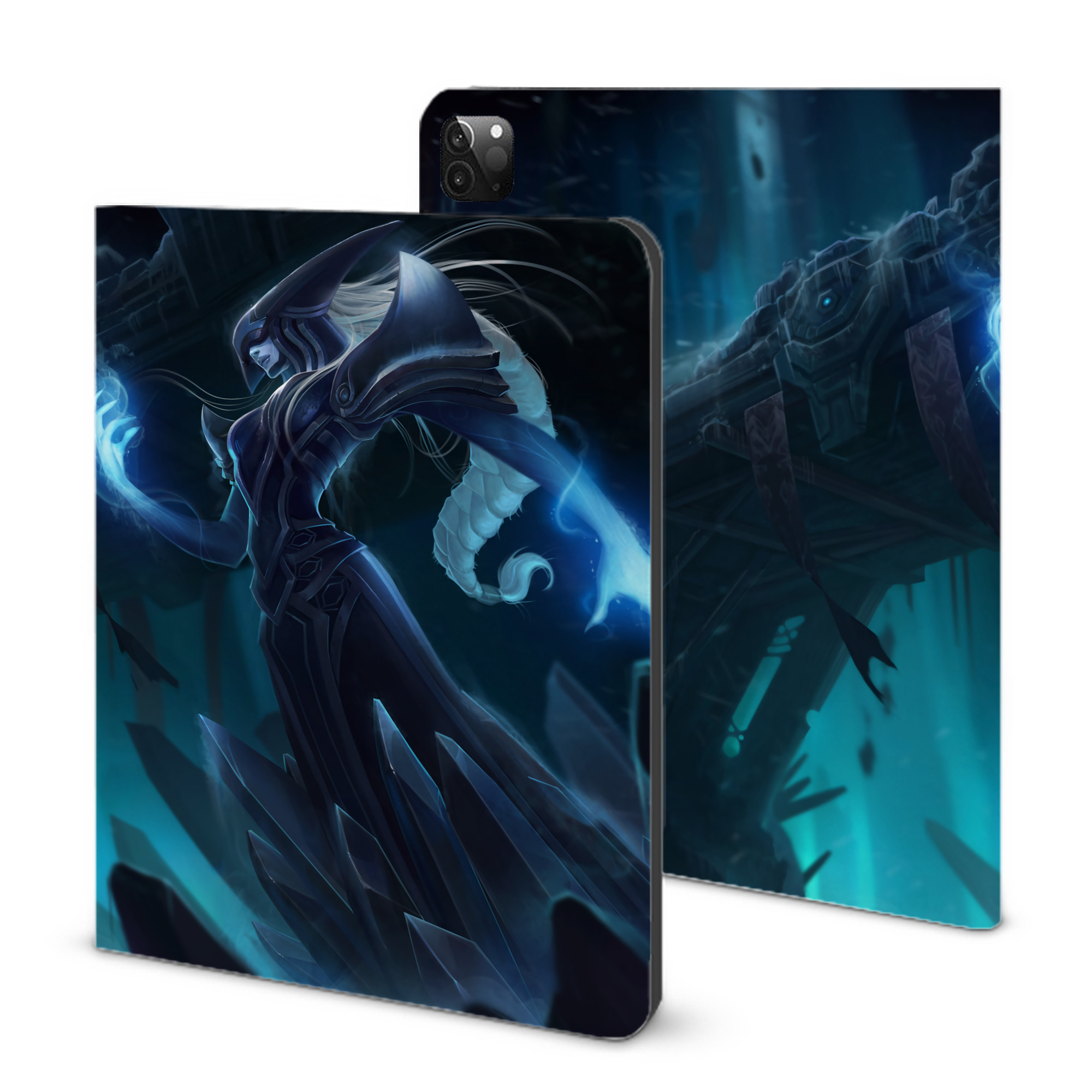 （画像用） リーグ・オブ・レジェンド League of Legends LOL IPadケース ペンホルダー付き ブックスタイルデザイン